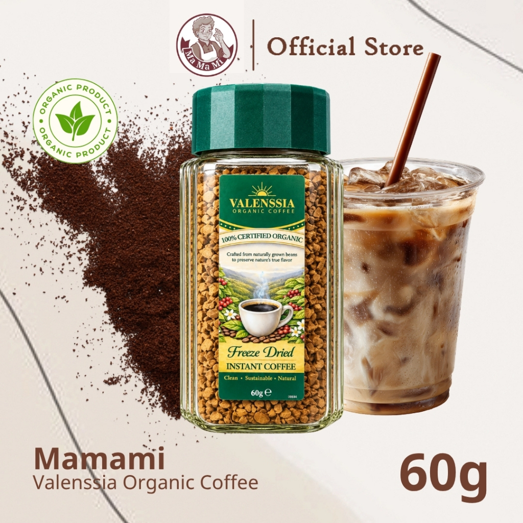 Valenssia Organic Freeze Dry Coffee (70g) | Shopee Malaysia
