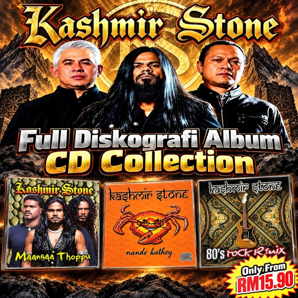 KASHMIR STONE CD Album | Koleksi Lagu Melayu | Full Discography ...