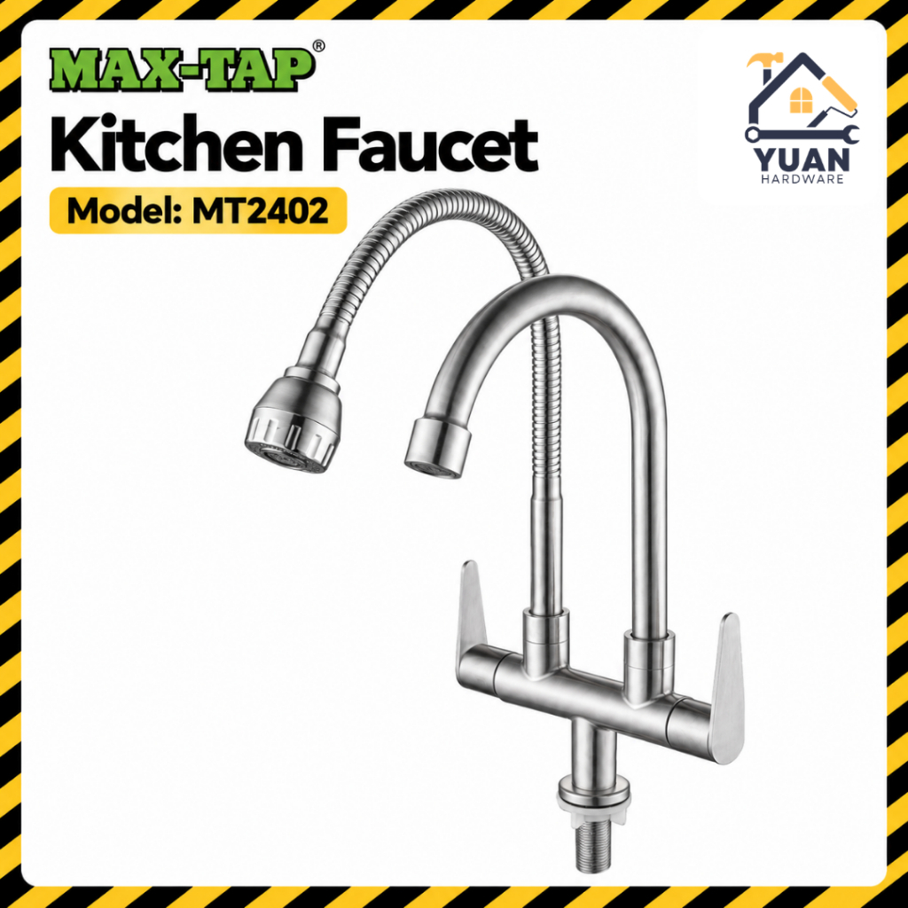 MAX-TAP Kitchen Faucet Water Tap Sink Basin Paip Air Dapur Flexible ...