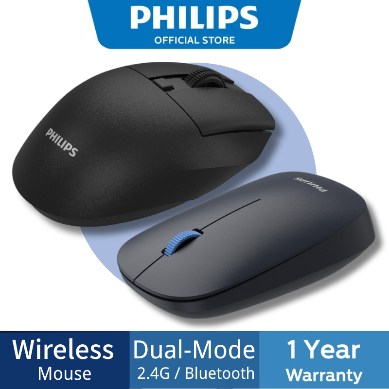 Philips SPK7438 & SPK7528 Dual-Mode Connection Wireless Mouse 16000 DPI ...