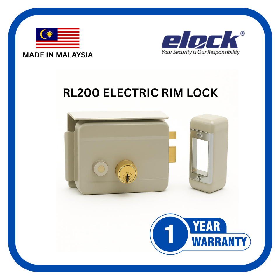 ELOCK RL200 ELECTRIC RIM LOCK | Shopee Malaysia