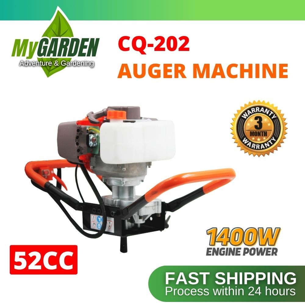 CQ-202 Auger Machine 52cc Making Holes Garden Penembuk Lubang Tanah ...