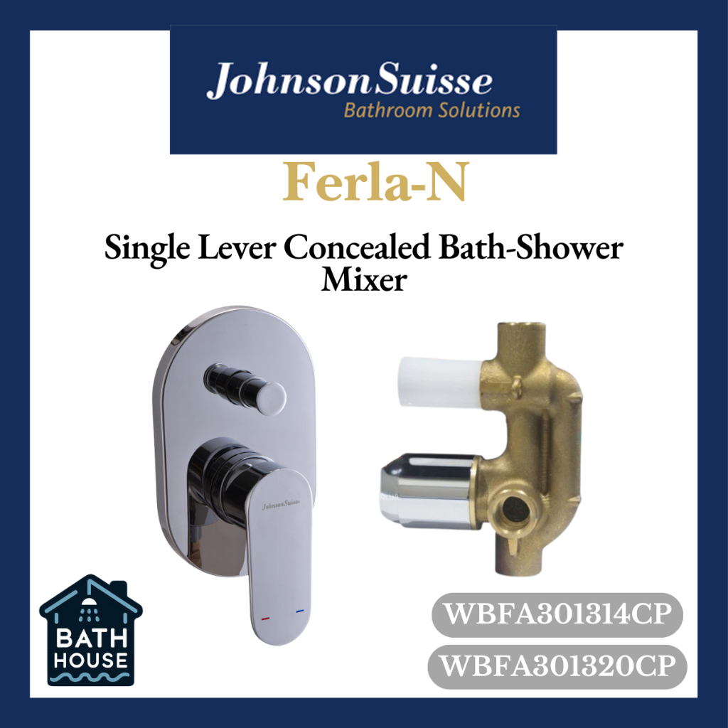 Johnson Suisse FERLA-N Single Lever Concealed Bath-Shower Mixer ...