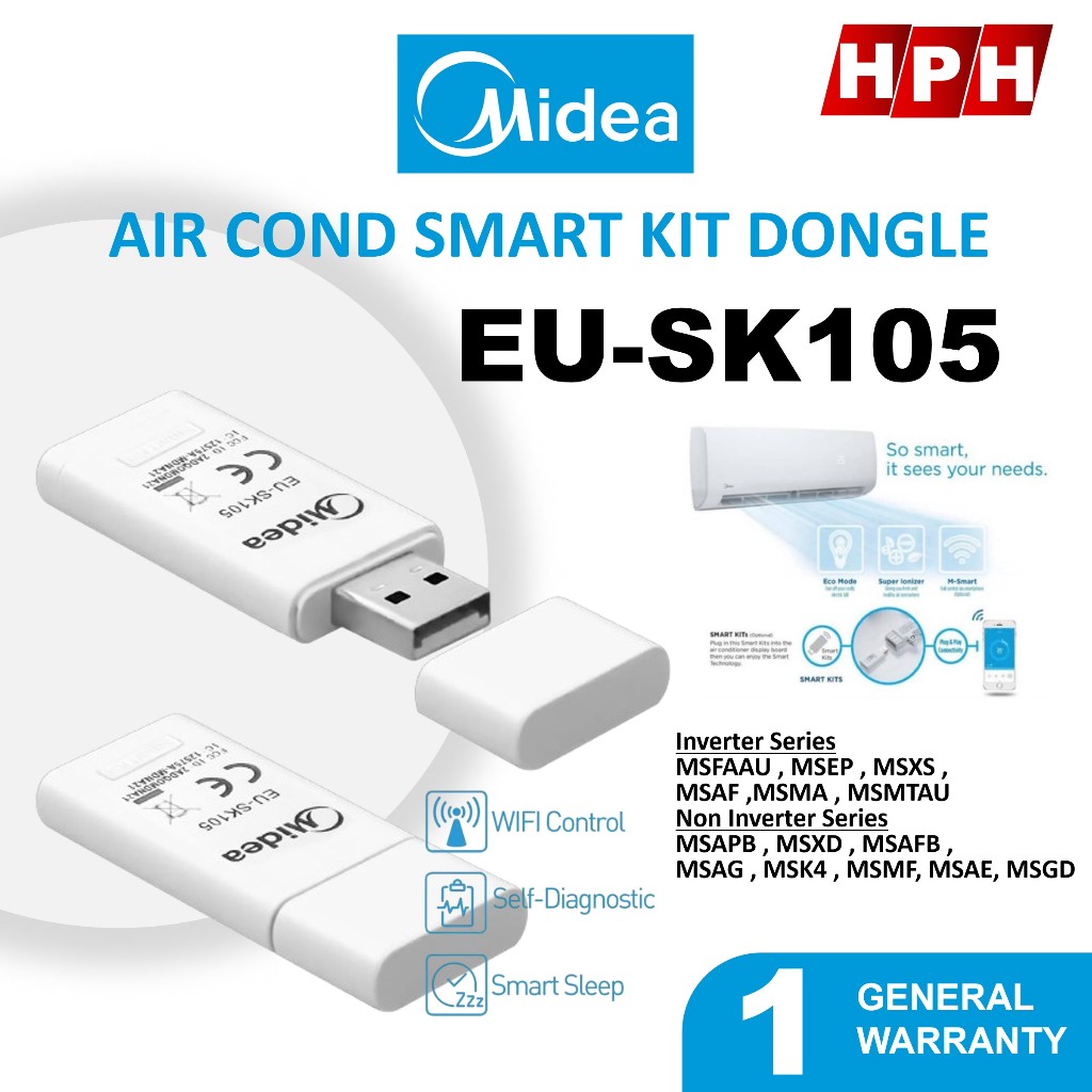 thumbnail image 2 of Midea US-SK105 WiFi Module Subassembly For Air Conditioners - 17310900003164 2 of 5