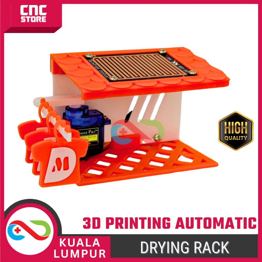DIY AUTO DRYING RACK KIT | ARDUINO & RAINDROP DETECTION | Shopee Malaysia