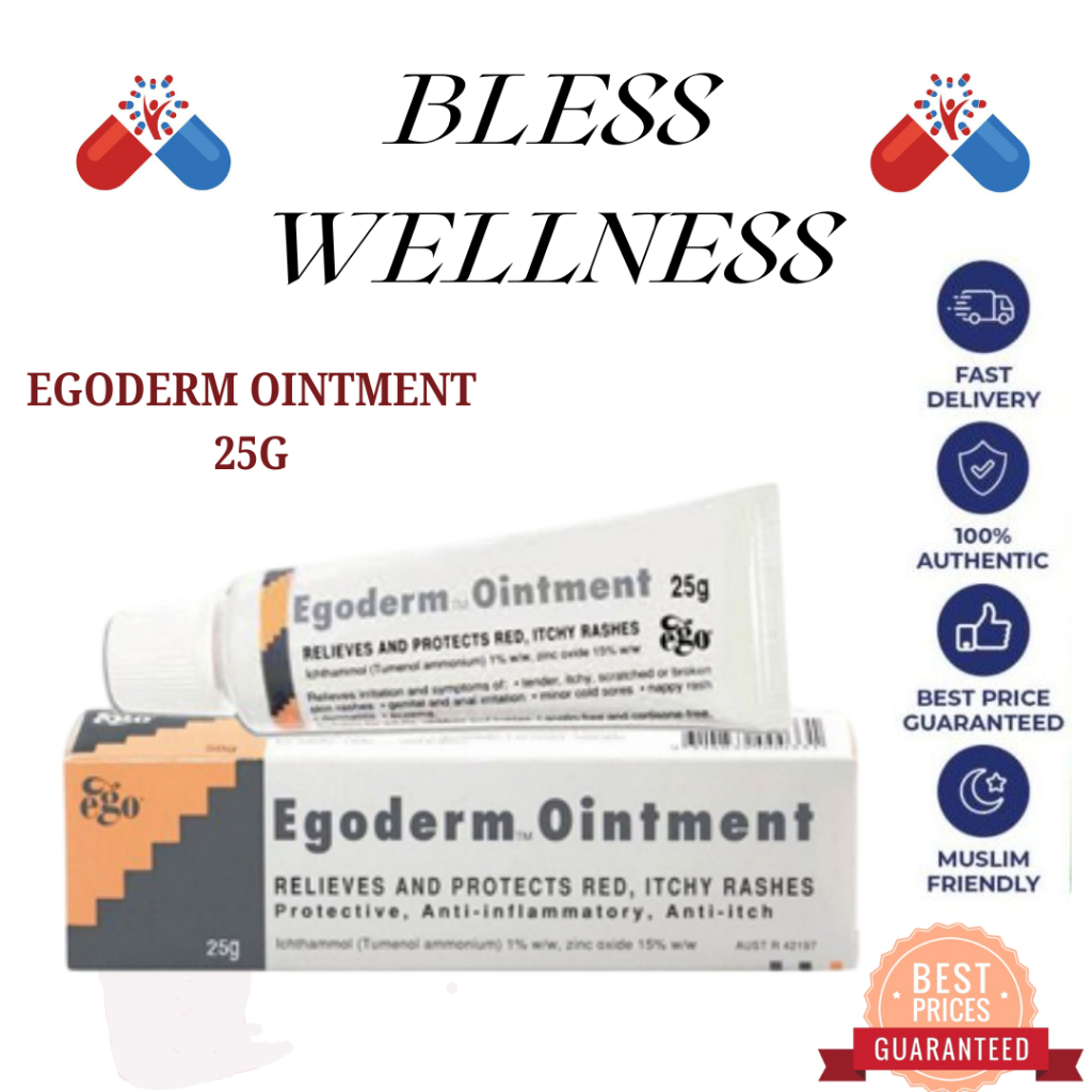 EGODERM OINTMENT 25G FOR RELIEVES ITCHY | Shopee Malaysia