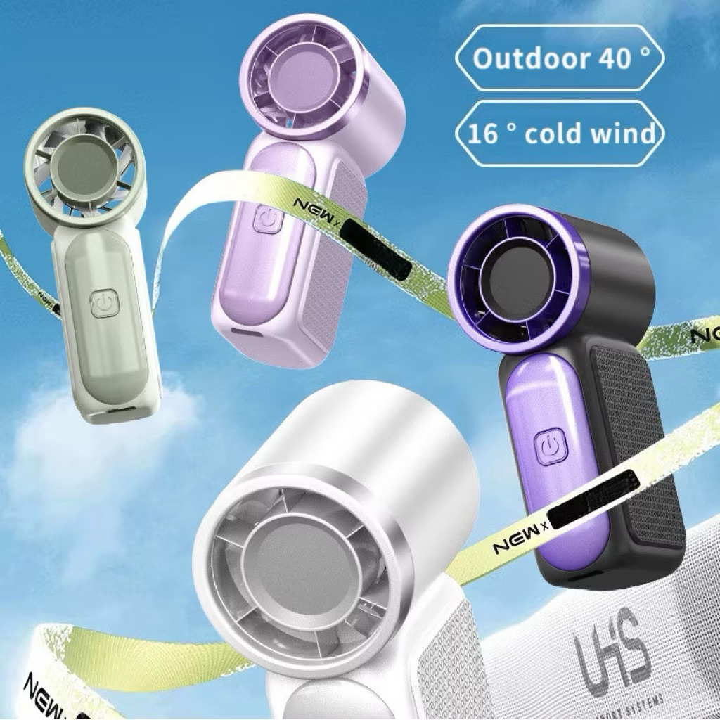 X688 Fan New Refrigeration Silent Portable Fan Handheld Small Fan Cool ...