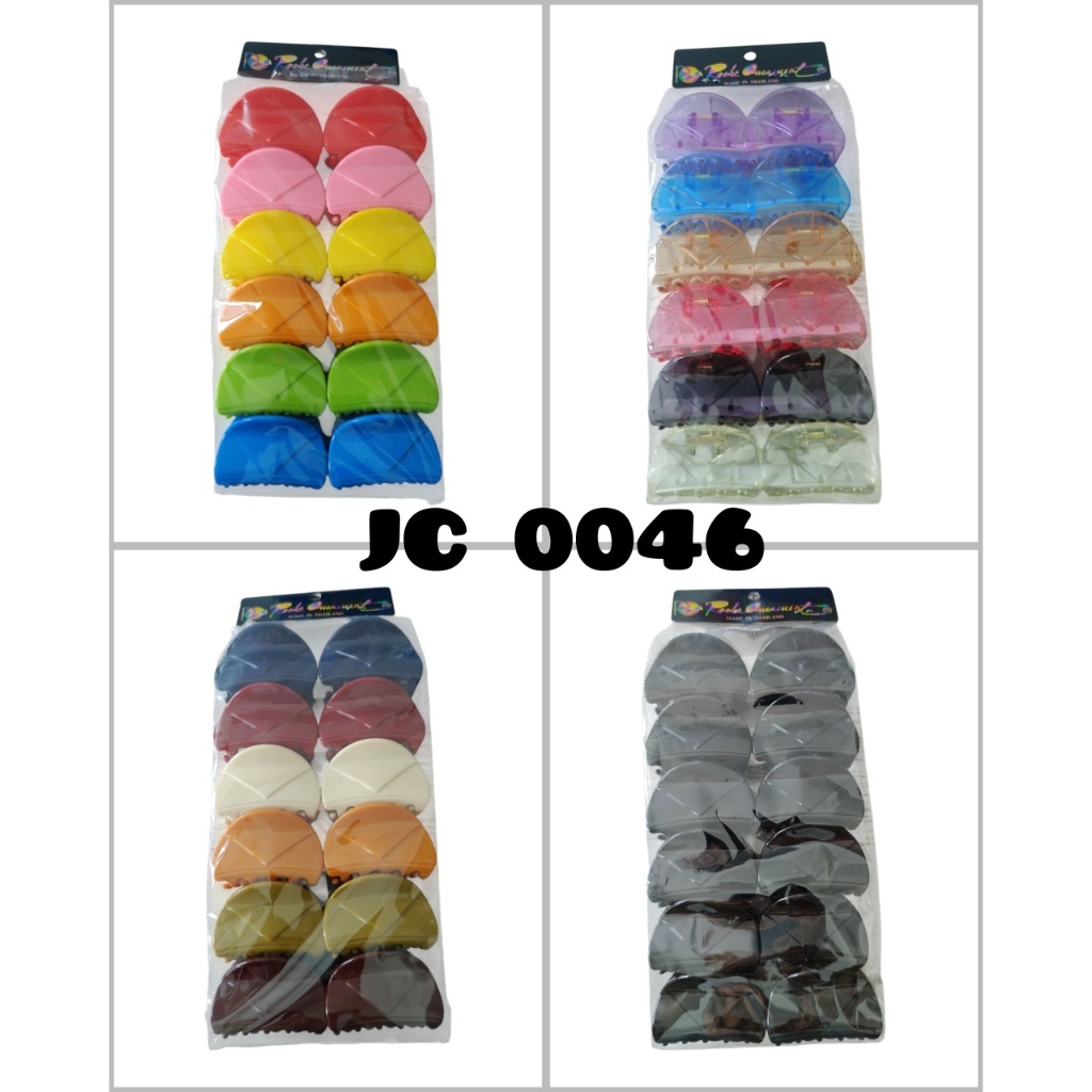 [JC0046] 12 PCS Pengepit Rambut Kecil Dari Thailand - Warna-warni ...