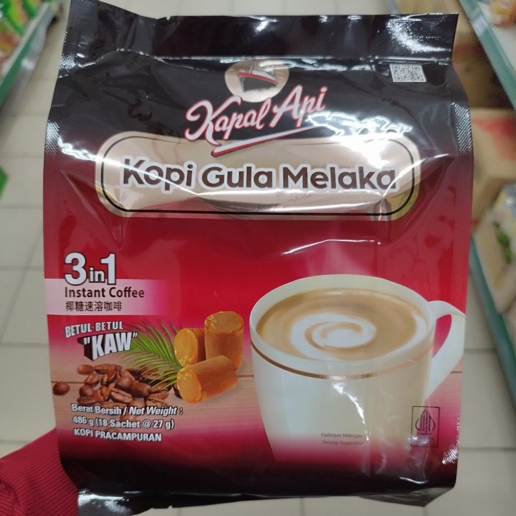 Kopi Kapal Api Kopi Gula Melaka 3in1 Instant Coffee 18s×27g HALAL ...