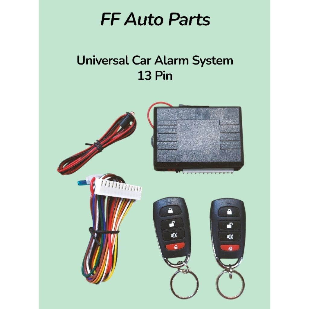 Universal Car Alarm System 13 Pin | Shopee Malaysia