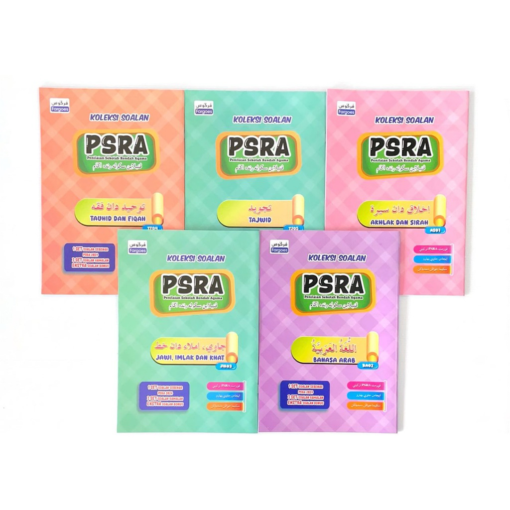 (HQ) BUKU LATIHAN KOLEKSI SOALAN SEBENAR PSRA FARGOES | Shopee Malaysia