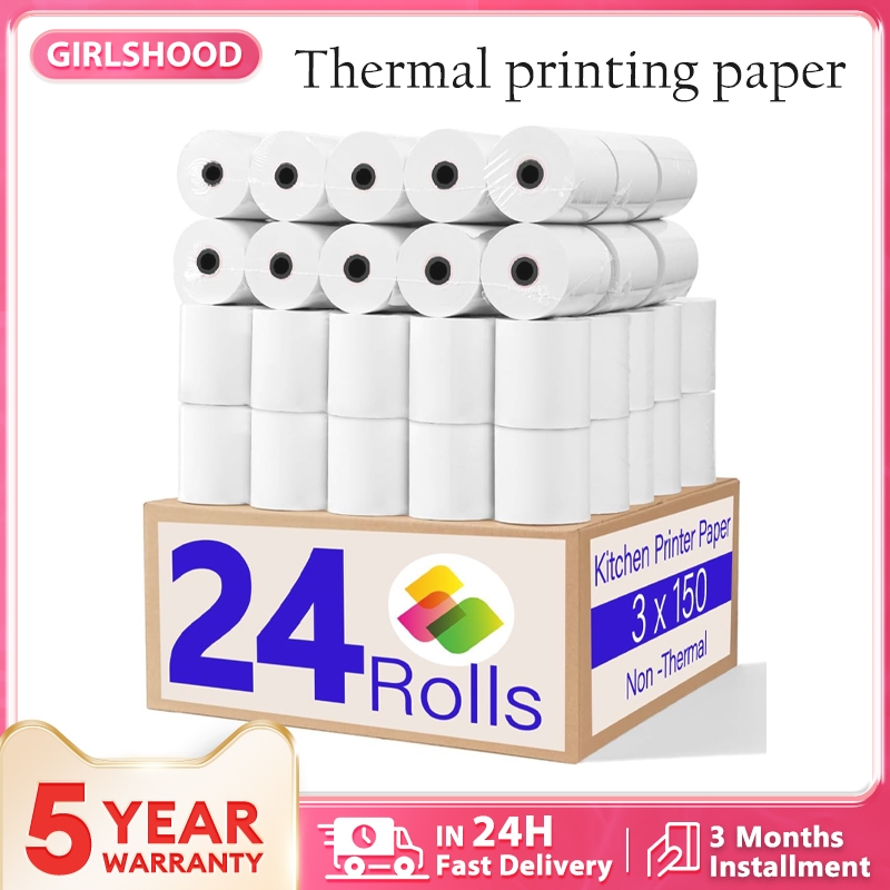 Thermal Paper Rolls BPA FREE Thermal printer paper MADE IN USA Receipt ...