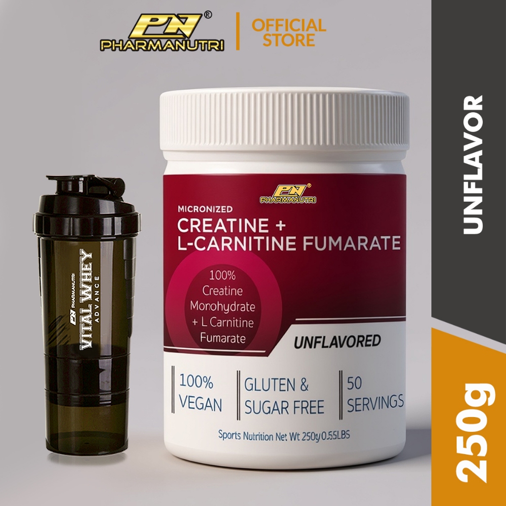 what is the klow peptide stack Halal Pharmanutri Creatine Monohydrate CMO500 + L-Carnitine Fumarate (250g)  50 servings 2 in 1