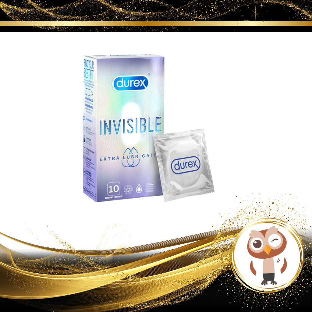 Preferred +】DUREX INVISIBLE EXTRA LUBRICATED CONDOMS 10'S