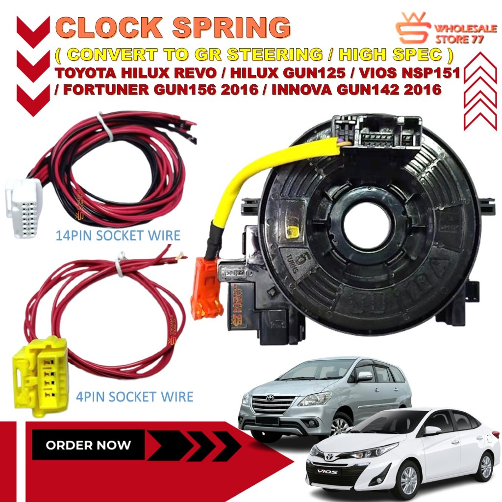 ADA STOCK | TOYOTA HILUX REVO/HILUX GUN125/FORTUNER GUN156 2016/VIOS ...