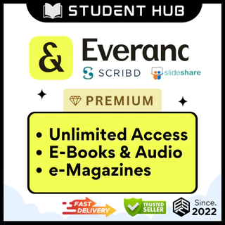 Everand Premium Account Apps : Ebooks and audiobooks Articles Documents Unlimited Download