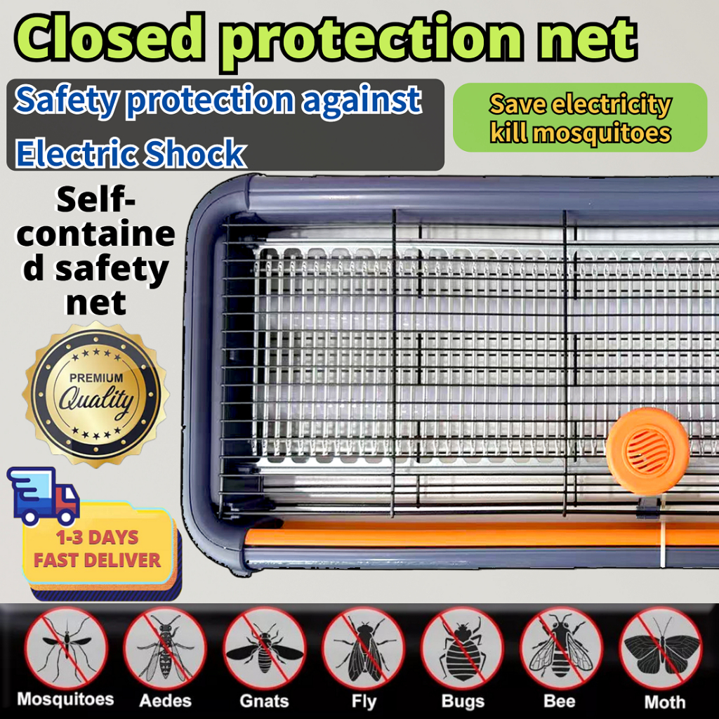 Electric indoor and outdoor insect killer UV light flying insect ...