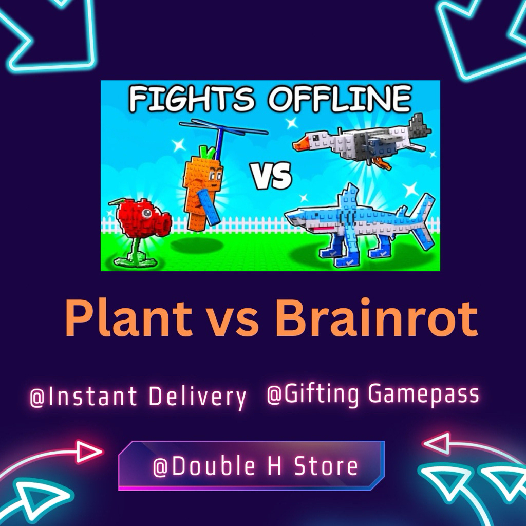 New Plant Vs Brainrot game seed/Unit Pc game | Shopee Malaysia