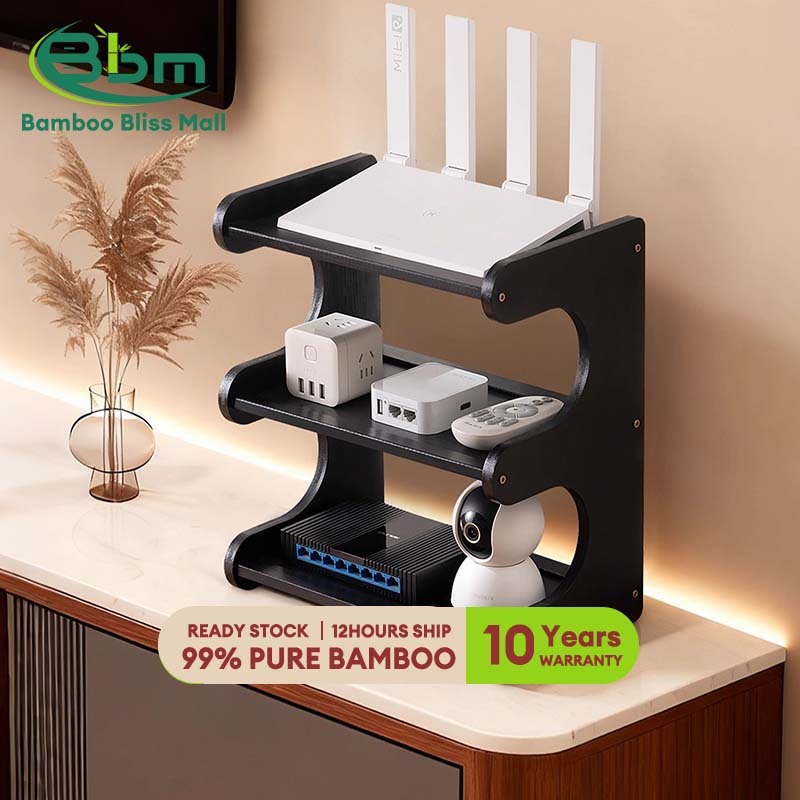 BBM WIFI Router Rack Holder Storage Rack Router Storage Box DVD Player ...