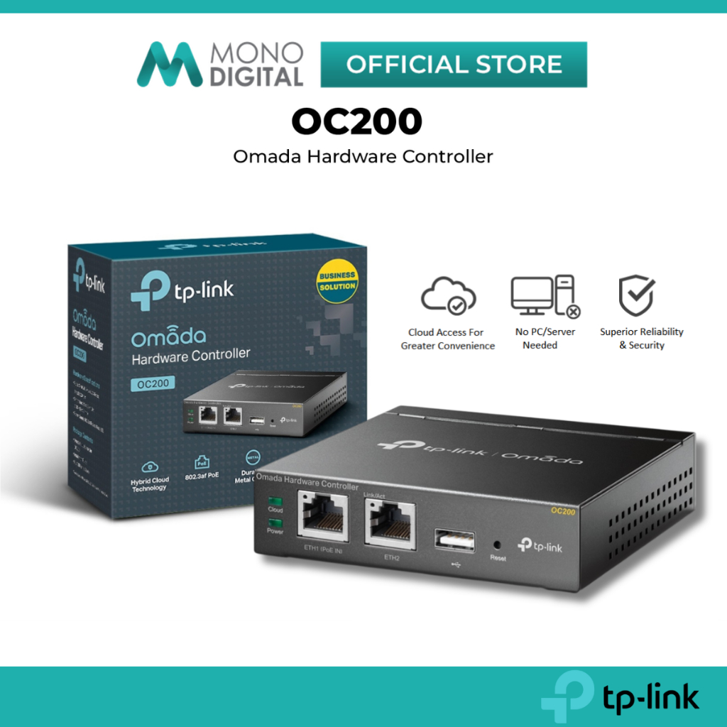 TP-LINK OC200 CLOUD OMADA HARDWARE CONTROLLER WI-FI NETWORK MANAGEMENT ...