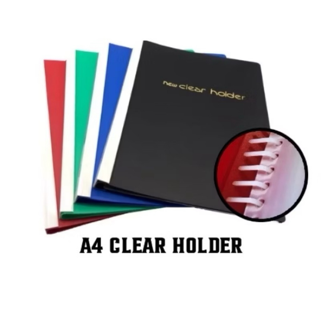 A4 359A Solid New Clear Holder File / Pocket Clear Holder / Refillable ...