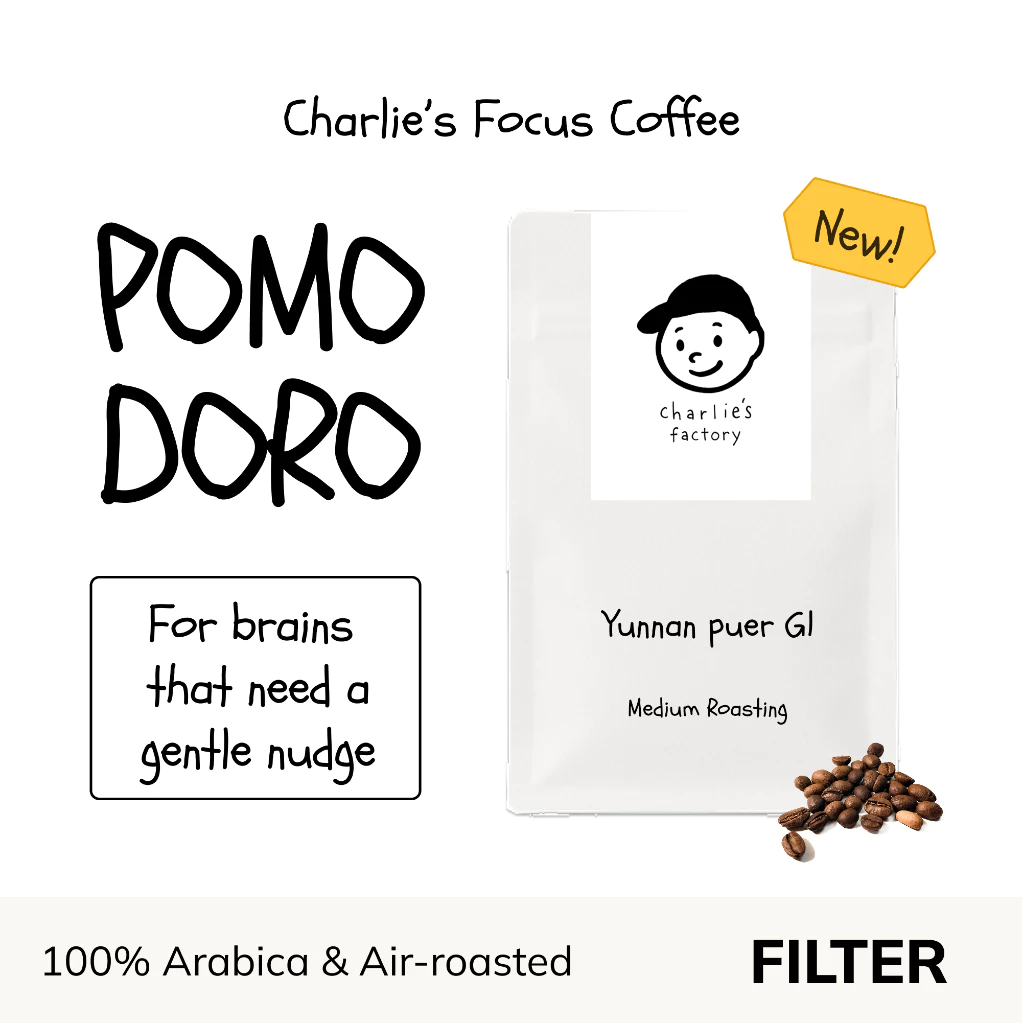 Charlie's Factory Pomodoro – specialty coffee beans Malaysia
