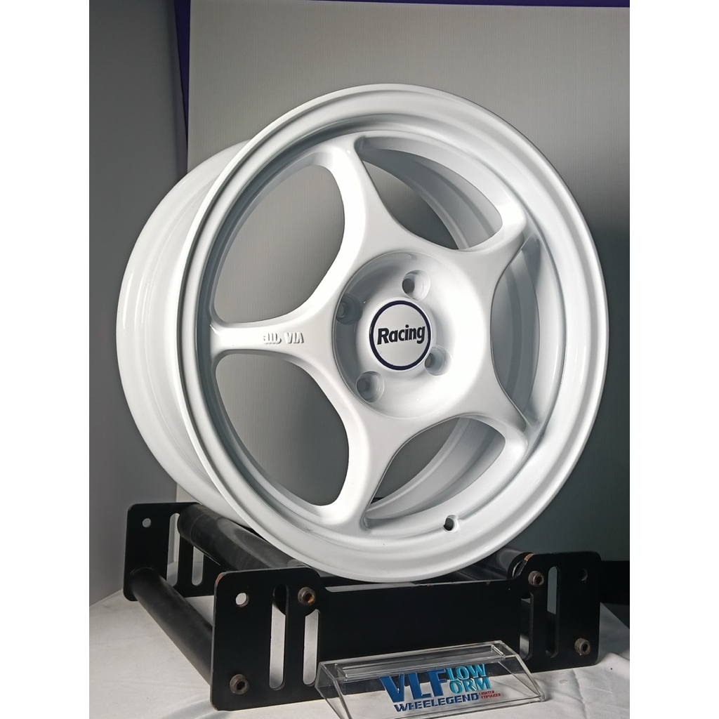 [1SET] ENKEI RPO1 15X7 4H100 ET38 - Glossy Silver, White | Shopee Malaysia
