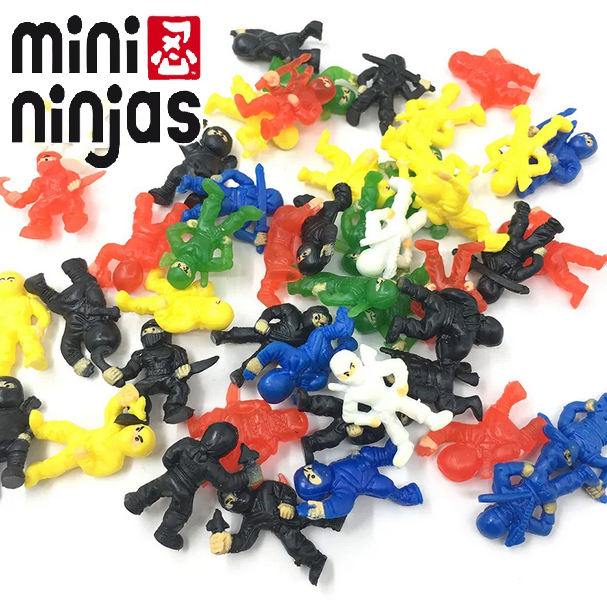 Mini Ninja Standing Action Figure Model Toy Cartoon Anime Doll | Shopee ...