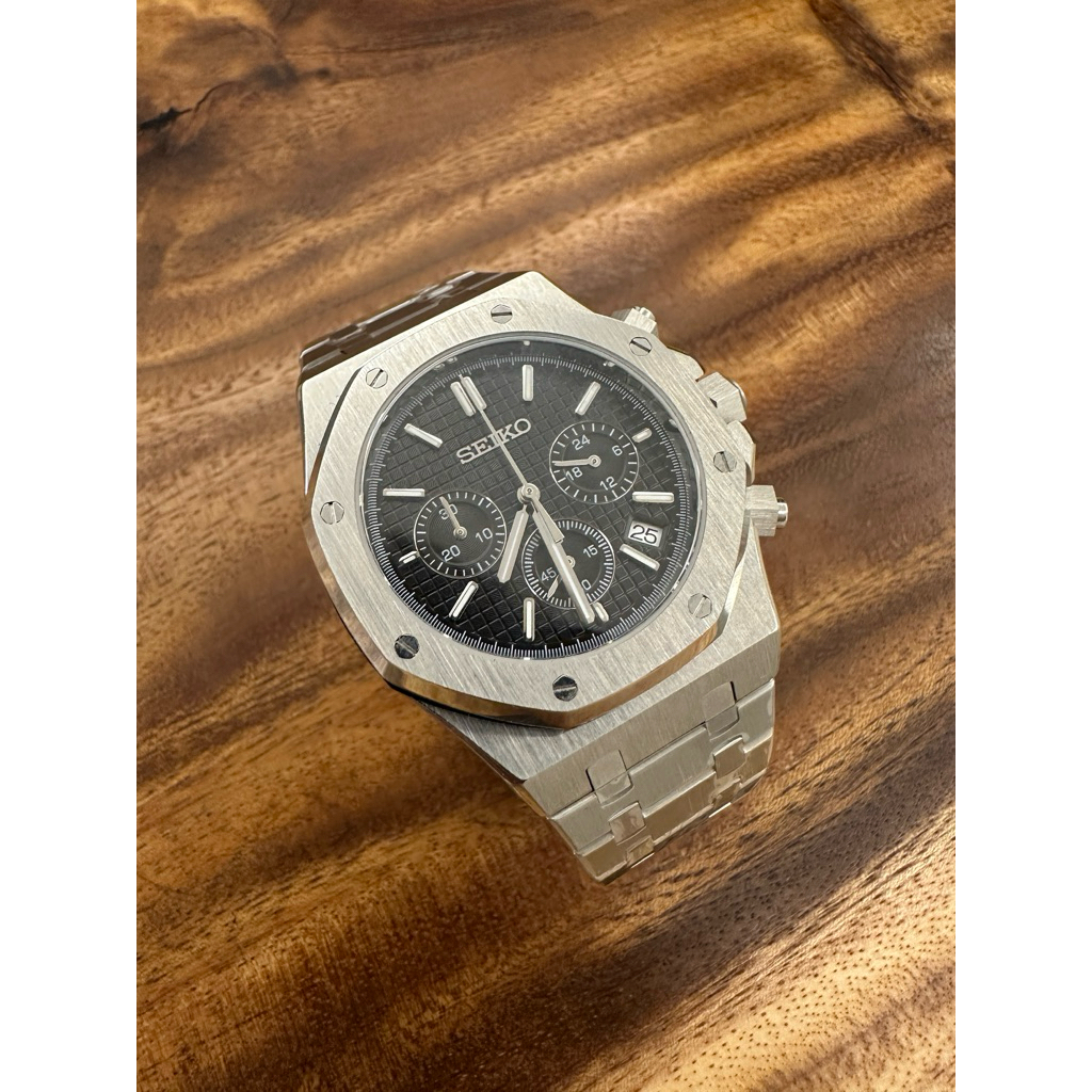 [READY STOCK] Seiko Mod Ap Royal Oak Chrono | Shopee Malaysia