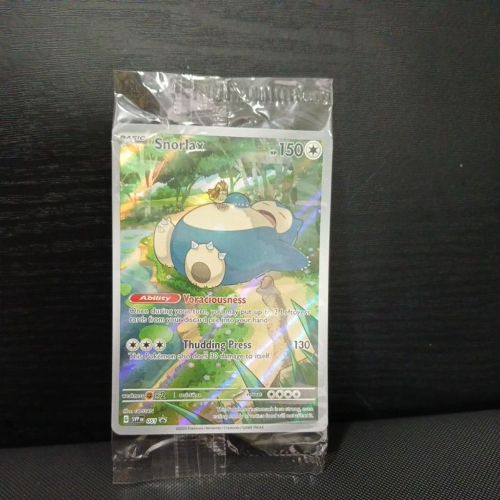 [ SV3.5 ] 151 - SNORLAX SVP051 - SV BLACK STAR Promos(PROMO) | Shopee ...