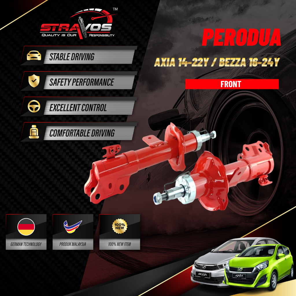 Perodua Axia 14-22Y / Bezza 16-24Y Shock Absorber Heavy Duty Car ...