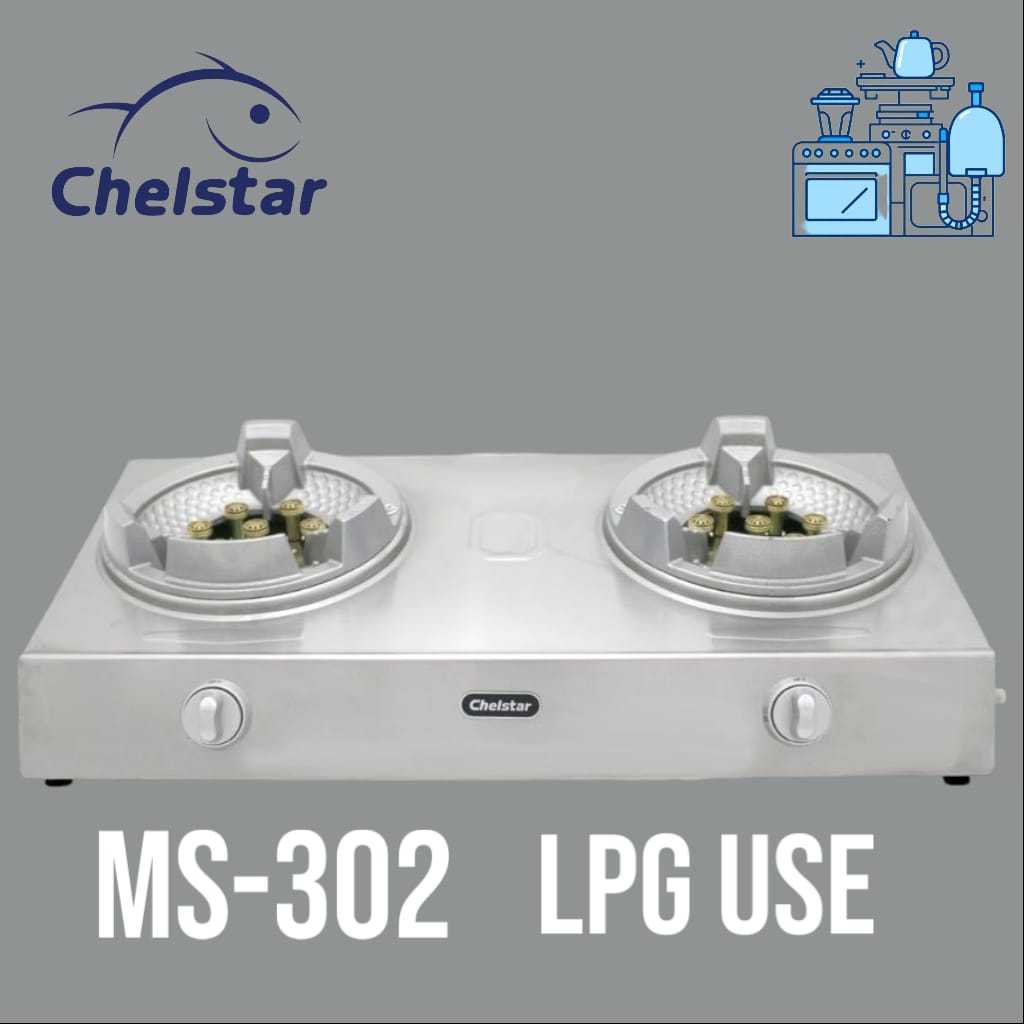CHELSTAR GAS STOVE MS-302 | Shopee Malaysia