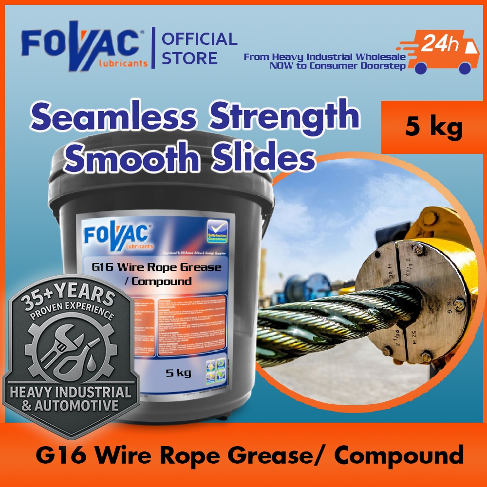 G16 Wire Rope Grease/ Compound, Cable Chain, Minyak Gris Wire Rope ...
