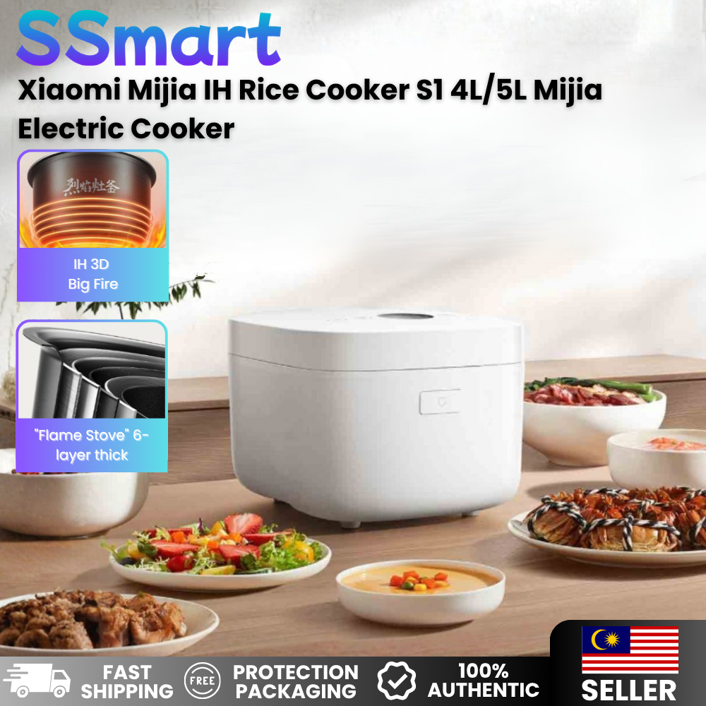 Xiaomi Mijia IH Rice Cooker S1 4L/5L Mijia Electric Cooker | Shopee ...