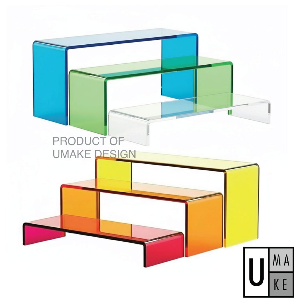 Acrylic U-Shape Display Stand, Shoes Display Stand Rack - COLOURFUL ...