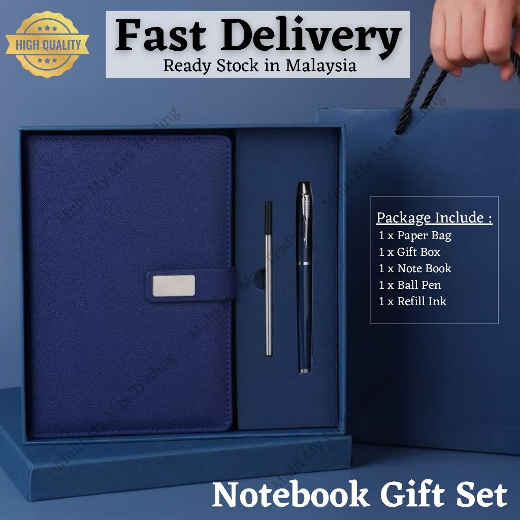 Notebook Planner Journal Corporate Gift Set Souvenir Book Buku School ...