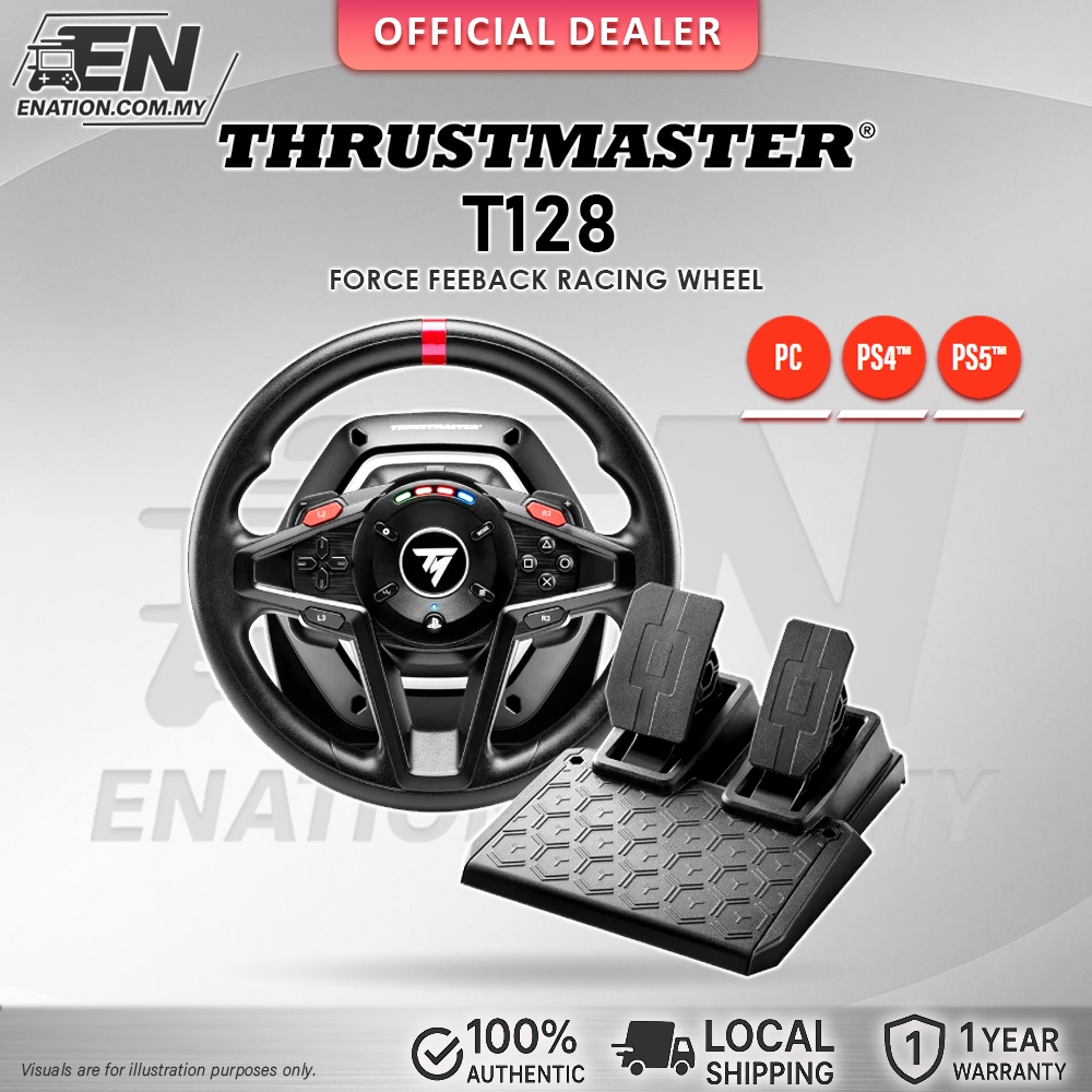Thrustmaster T128 Racing Wheel with Magnetic Pedals PC/PS Version | 1 ...