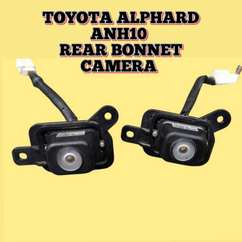 🇯🇵🇯🇵 Rear Bonnet Reverse Camera Toyota Alphard ANH10 02-08 Rear Bonnet ...