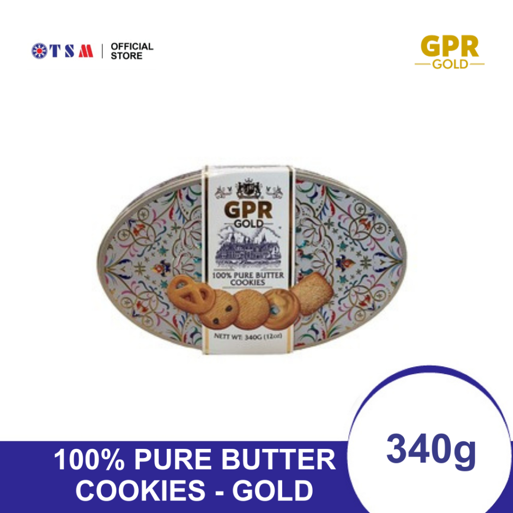 GPR 100% PURE BUTTER COOKIES - GOLD 340G | Shopee Malaysia