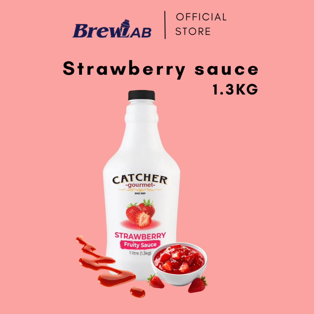 CATCHER GOURMET STRAWBERRY SAUCE 1L | Shopee Malaysia
