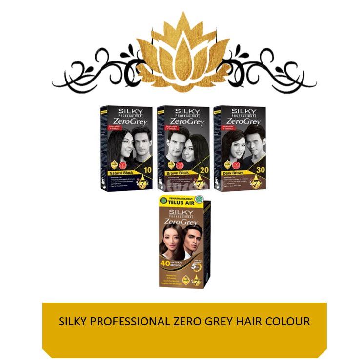SILKY ZERO GREY HAIR COLOUR | Shopee Malaysia