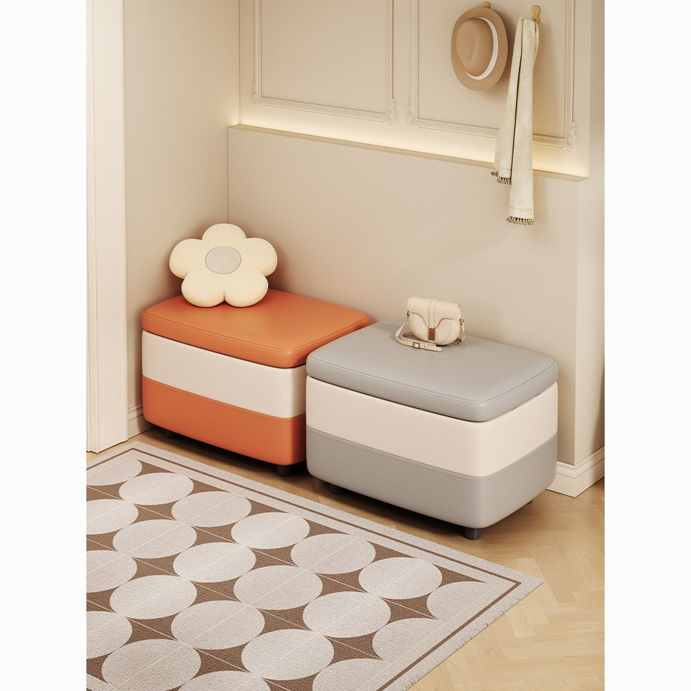 Storage Stool for Entryway, Shoe Changing Stool, Storage Box, Storage ...
