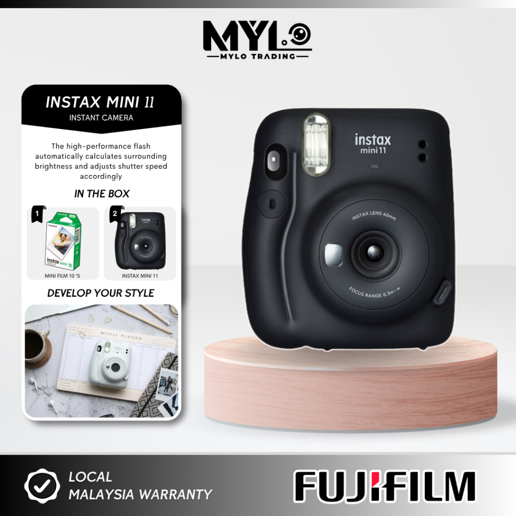 READY STOCK) Fujifilm Instax Mini 11 Instant Camera Fujifilm