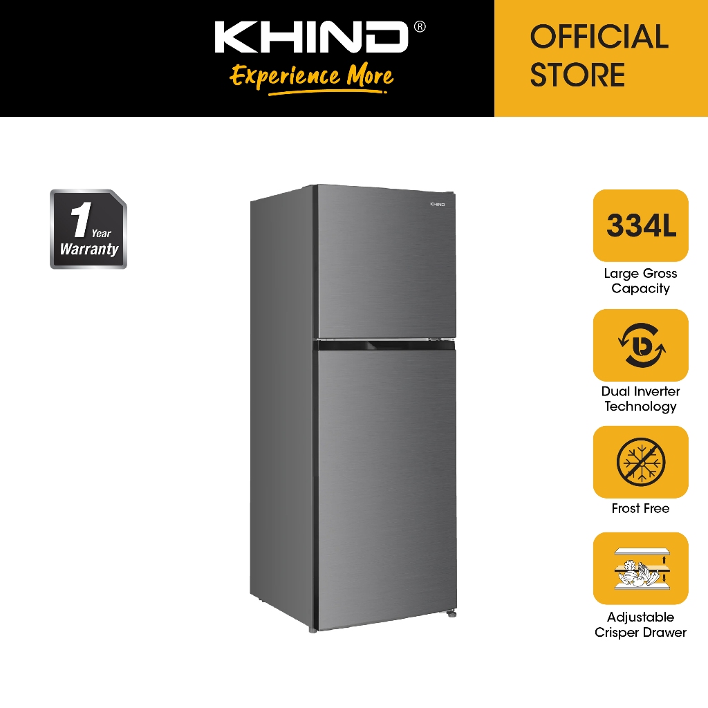 KHIND Refrigerator | Peti Sejuk (334L) RF355 | Shopee Malaysia
