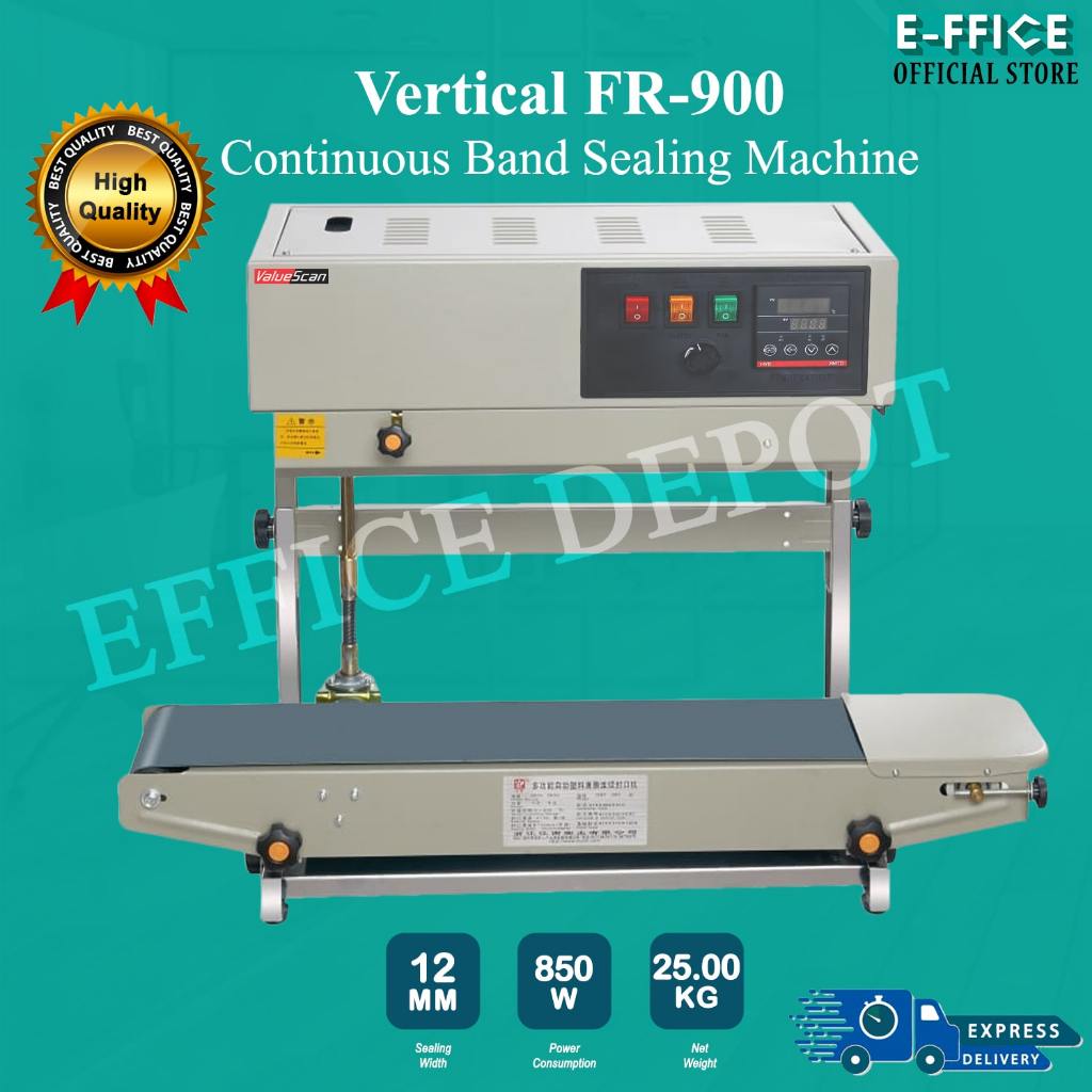 Effice Depot - Valuescan Vertical FR-900 Continuous Band Sealer / FR ...