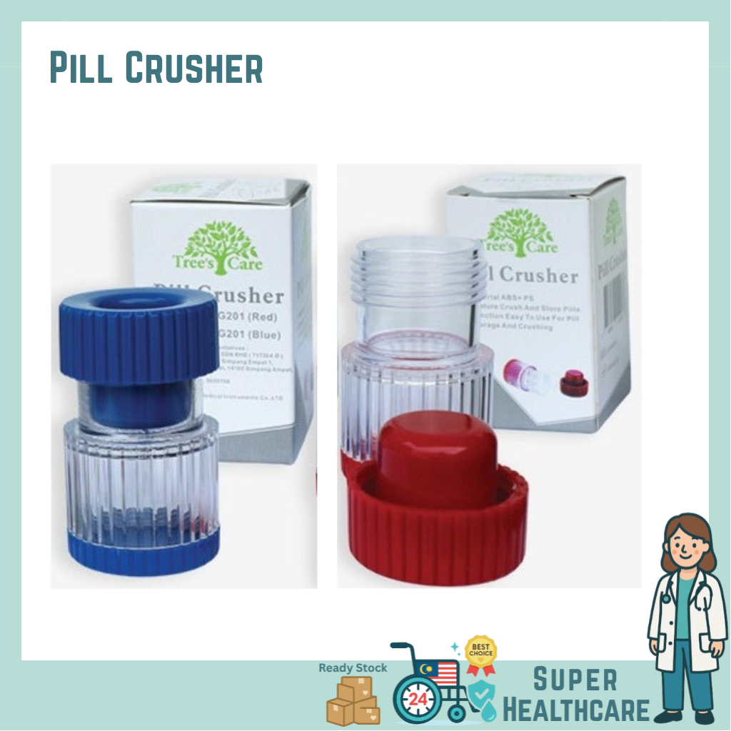 Pill Crusher & Storage Container | PCB/PCR | Portable Medication ...
