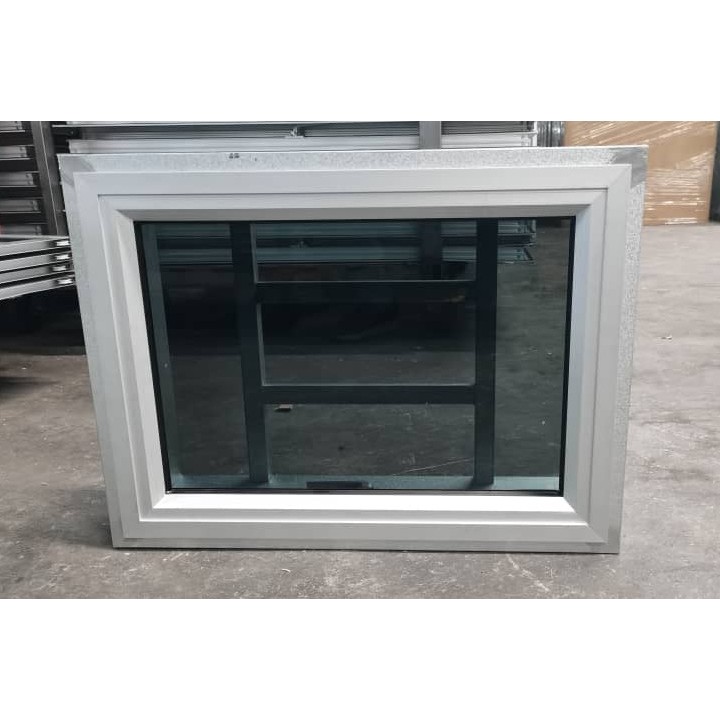 FREE SHIPPING Top Hang Casement Window Grille Metal Frame & Fixed Built ...