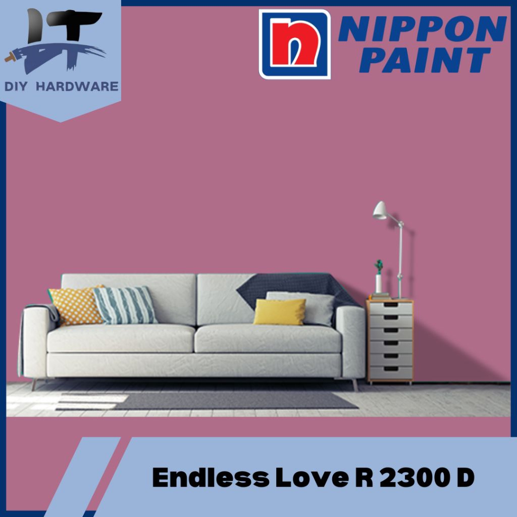 1L / 5L Nippon Paint Endless Love R 2300 D For Interior Wall Paint ...