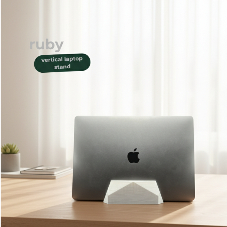 Ruby - Vertical Laptop Stand | Shopee Malaysia