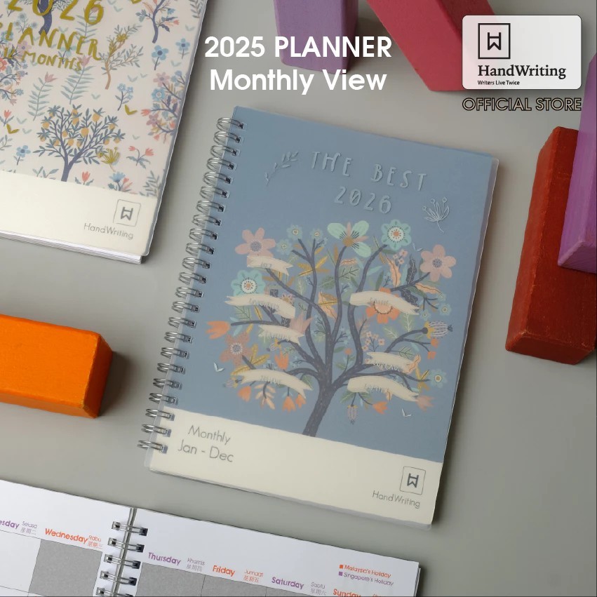 Masterprint 💗2026💗 A5 / B5 Monthly Planner Notebook PNF-A5-X / PNF-B5-X ...